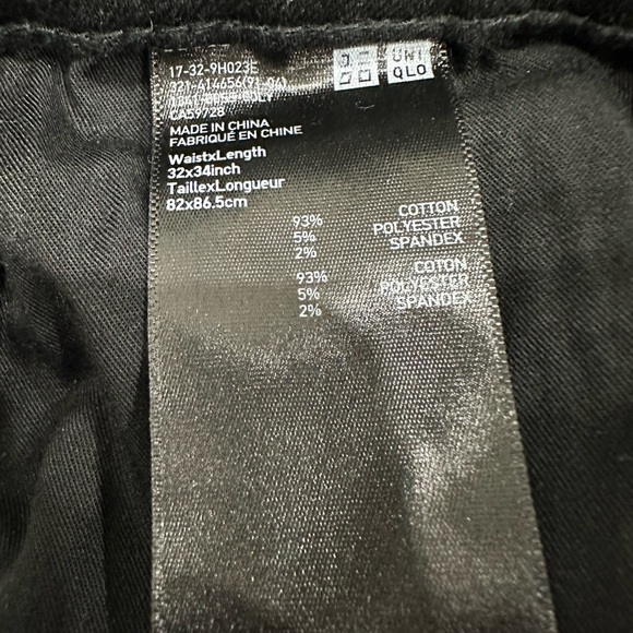 Uniqlo Black Skinny Pants 32x34 - Picture 3 of 3